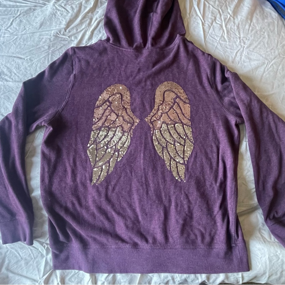 Sequin Angel Wings Victorias Secret Hoodie